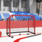 Sporting Goods Hockeytor mit Netz, Rot und Schwarz, 68 x 32 x 47 cm, Stahl und Polyester