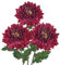 Arborus 3 Stück Chrysanthemen Blumenstrauß Künstlich wie Echt Künstliche Blüten mit Stiel Kunstblumen für Vase Seiden Blumen Dekozweige für Tisch Regal Fensterbank Balkon Deko im Büro Zimmer
