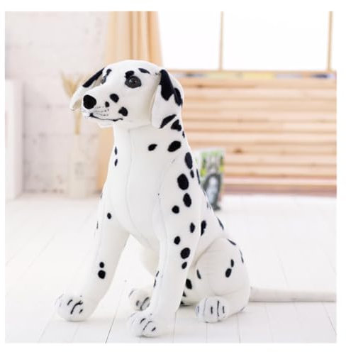TOPLITHE Dalmatiner Plüschtier, Realistischer Dalmatiner Hund Kuscheltier Süßes Simulationswelpen Plüschtier for Kinder Jungen und Mädchen(Standing,70CM/28IN)