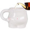 Tasse à gros ventre en céramique, tasse à café drôle dodue avec poignée sur le bras, vaisselle à thé nouveauté 320 ml, design fait à la main, cadeau pour la fête des mères/fête du p