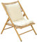 Klappbarer Liegestuhl Aus PE-Rattan, Wasserdichter Und Sonnenbeständiger Freizeit-Schlafsessel Mit Integrierten Kissen for Garten, Balkon, Wohnzimmer Und Mehrere Szenen(Light Wood Grain)