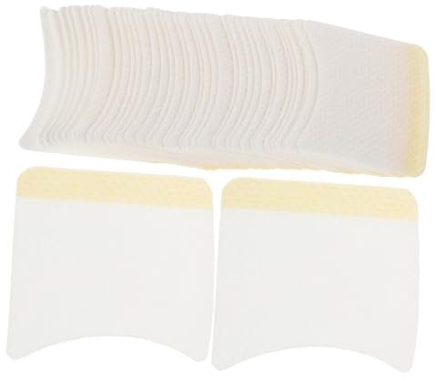 FRCOLOR Cotton Lash Extension Eye Pads 2 Sets Beauty Salon Supplies Adhesive Pad for Lash Extensions Cosmetics Remover Tool Gentle on Sensitive Skin