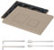 Betätigungsplatte drückerplatte Chrom Kunststoff WC spülkasten ersatzteile modell kompatibel mit GEBERIT SIGMA 01 20 30 (Khaki)