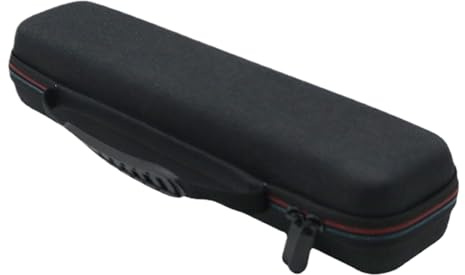 Lockenstab Tasche, staubdichte Glätteisenbeutel, Hitzeschutzhülle innen, mit Griff, Reise-Organizer, ideal für Lockenstab, Glätten, Flöte, kleines Vakuum, Mehrfarbig, 35.5x6.5x9cm, Uni