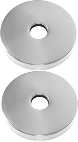 EXHUMKY 2pièces Flange Murale Acier Inoxydable pour Robinet Et Couvercles De Tuyau Décoratifs Accessoires De Salle De Bain pour Aspect Unifié