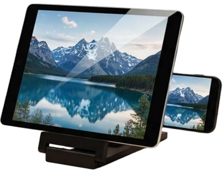 Amplificador De Pantalla De Móvil, 7 Pulgadas Lupa para Móvils 3D HD, Lupa Móvil 3D HD, Amplificador Pantalla Movil para Videos Películas Compatible