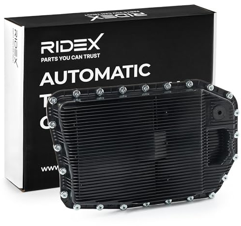 RIDEX 3105O0015 Coppa olio cambio automatico con guarnizione con filtro con kit bulloni/viti Compatibilità con BMW 3 Sedan E90