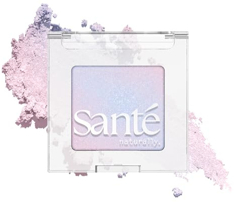 Santé naturally. Aura Shades Lidschatten 01 Aurora - schimmernder Lidschatten mit Bio-Jojobaöl - Pastell-Lilac mit Duochrome Shimmer-Effekt - vegan, ohne Alkohol & Parfum