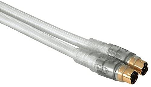 HomeTheatre Verbindungsk. S-Video Stecker - S-Video Stecker, White Stream 1,5 m