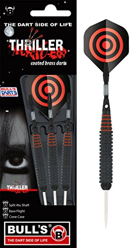 Bull's Thriller Steel Dart 24g, Schwarz