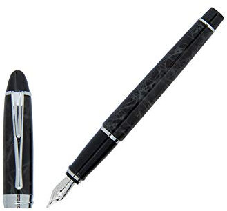 Aurora b13-cg Chrome, Grey Fountain Pen – Fountain Pen (Chrome, Grey)