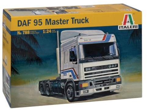 Italeri 510000788-1:24 IT DAF 95 Master Truck, Zug Maschine