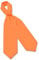 Vesuvio Napoli Ascot Herren Krawatte Solid Orange