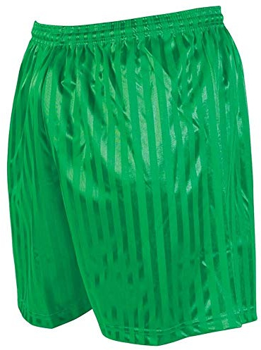 Precision Striped Continental Football Shorts 26-28 inch Green