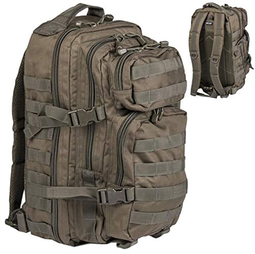 Zaino US Assault Pack 20L colore: verde oliva Tactical Commando KSK Army Verde Oliva Bundeswehr Outdoor Molle Back Pack Borsa per la scuola fschjg # 16068