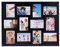 Malden 10 x 15 cm große Collage Bilderrahmen mit 12 Öffnungen, Schwarz