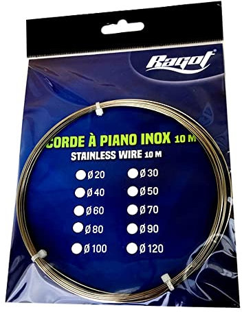 RAGOT - Corde à Piano INOX C901 10M (Ø 70/100)
