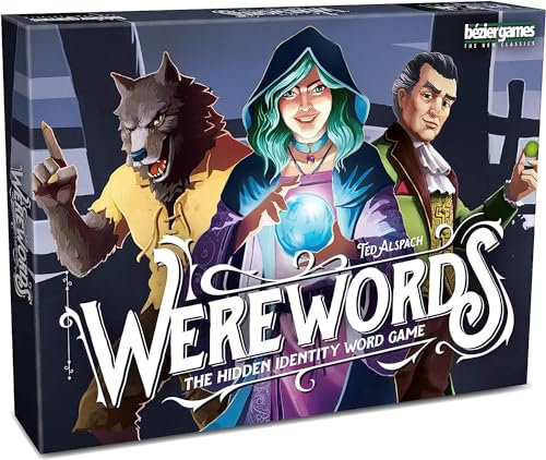Bezier Games , Werewords , Card Game , Ages 8+ , 4-10 Players , 10 Minutes Playing Time