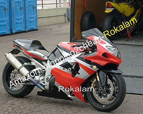 GSXR-1000 2000 2001 2002 Verkleidungs-Set GSXR1000 GSX R1000 K2 00 01 02 GSXR 1000 Red Moto Verkleidungen (Spritzguss)
