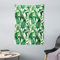 ABAKUHAUS Blatt Wandteppich, Watercolored Banana Tree aus Weiches Mikrofaser Stoff Waschbar ohne Verblassen Digitaldruck, 110 x 150 cm, Waldgrün Dunkelgrün