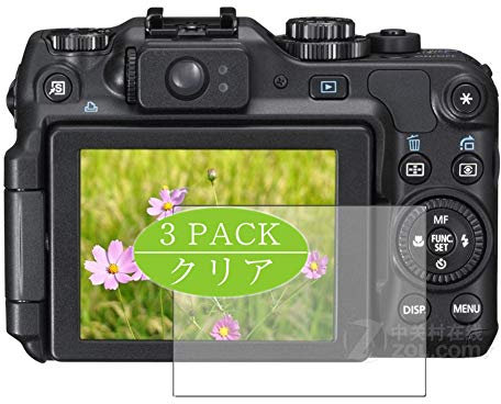 VacFun 3 Pezzi Pellicola Protettiva, Compatibile con Canon PowerShot G12 (Non Vetro Temperato) Protezioni Schermo Cover Custodia
