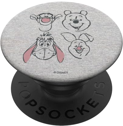 Disney Winnie The Pooh and Friends Sketch PopSockets Klebender PopGrip