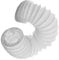 80mm (3 inch) x 1 metre - PVC Flexi Hose - White Universal Tumble Dryer - Cooker Hood - Extractor Fan - Air Conditioner Hose