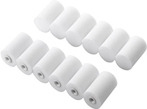 Lot de 12 rouleaux de peinture en mousse haute densité 5 cm