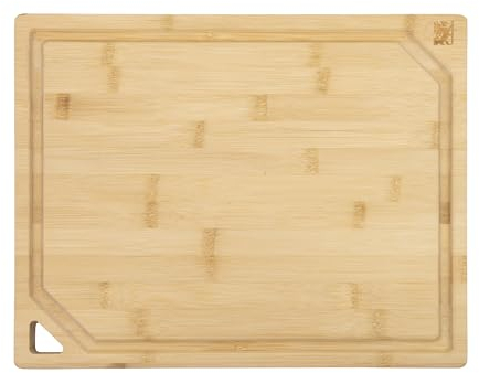 Sabatier Doppelseitiges Brotschneidebrett, 28 x 35 cm, Bambus