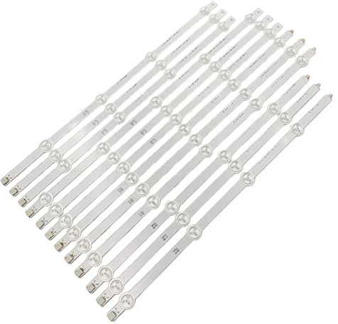 JUSTYAOFENG Lot de 12 bandes lumineuses LED pour TV LG 47LA620S 6916L-1259A 6916L-1260A 6916L-1261A 6916L-1262A LC470DUE
