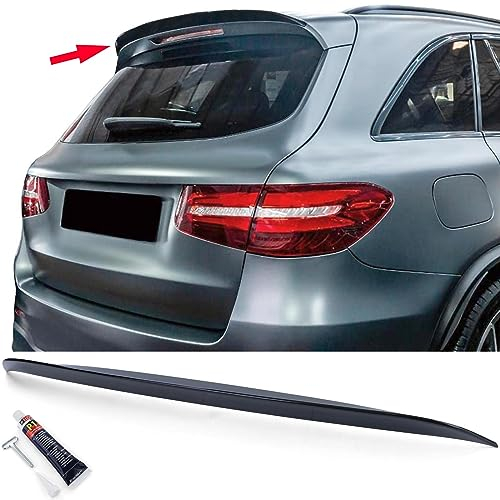 Dachspoiler Heckspoilerlippe Schwarz Glanz für Mercedes GLC X253 SUV 15-22