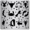 GORGECRAFT 6.3 Zoll Metall Konstellationen Schablonen Sternzeichen Glyphen Symbole Edelstahl Astrologie Astrologie Horoskop Zeichen Vorlage Schablone Zum Malen, Holzverbrennung, Brandmalerei