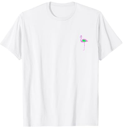 Chemise flamant rose | T-shirt flamant rose style polo T-Shirt