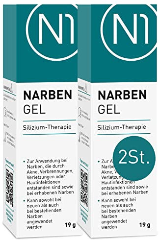 N1 Narbengel 38 g für Kinder & Erwachsene lindert neue und alte Narben - Narbenpflege für flachere, weichere, elastischere und weniger sichtbare Narben - Apothekenprodukt