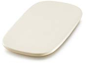 Lékué Plato Cerámica Rectangular, repuesto Molde Duo, Blanco, 24 cm