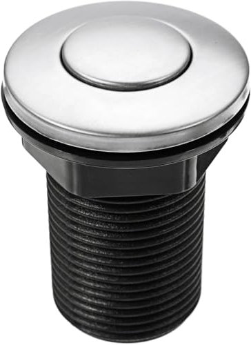 ZPSHYD Botón de autobloqueo automático del Interruptor Aire, Aire eliminación Basura 32 mm, botón Activado por con Manguera para Desperdicio d