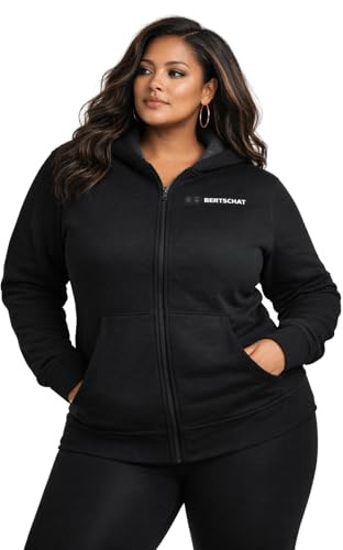BERTSCHAT Beheizbare Hoodie Damen - Heizjacke - Heizpullover - Kapuzejacke mit powerbank - Drei Heizstufen - Waschbar
