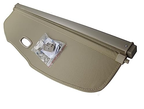 NOGRAX Laderaumabdeckung Auto Zubehör Hinten Gepäck Vorhang Für VW Für Golf 6 Für MK6 2008-2013 Trunk Cargo Partition Abdeckung Kofferraum Schutz Abdeckung (Farbe : Beige)