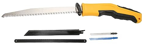 Dekaim 6-teiliges Holzsägeblatt-Set Mit Griff, Explosionsgeschützte Schnellarbeitsstahl-Säbelsägeblätter, Stichsägeblatt Für Metall, Aluminium