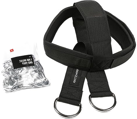 Happyyami Kopf Und Nackentrainer Für Schultergewichte Nackenübungsgurt Für Erwachsene Für Fitness Und Krafttraining Schwarz Robust