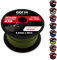 GO!elements 50m Cuerda Paracord de Nylon Resistente al desgarro - 3mm Paracord 425 Tipo II líneas como Cuerda para Exteriores, Cuerda para Todo Uso - línea de Nylon MAX. 192kg, Color: Aceituna