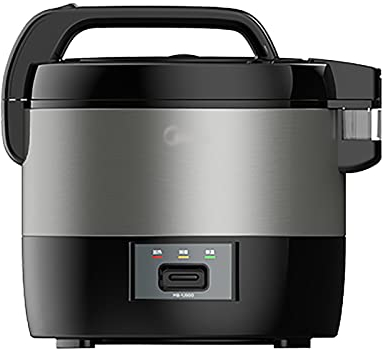 Olla arrocera, interior antiadherente de recolección de energía de cristal negro de gran capacidad de 9L para restaurantes, hoteles, escuelas pa