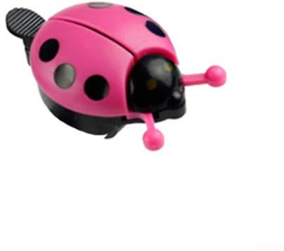 Campanello dal design unico a forma di coccinella per bici per bambini, suono accattivante e chiaro (polvere)