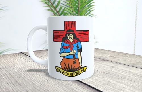 La Huella Taza personalizada Gauchito Gil. Para todos los devotos de este popular santo protector y gaucho justiciero argentino.