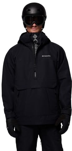 Columbia Mens Coreshot Shell Anorak, Black, Medium