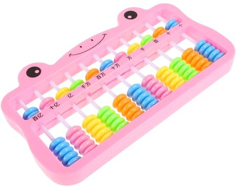 Kisangel Abakus Für Grundschüler Gerät Zur Verbesserung des Gehirns Abakus Für Mathematik Abakus Aus Holz Rechenabakus Mathe Abakus Werkzeug Rosa Kunststoff