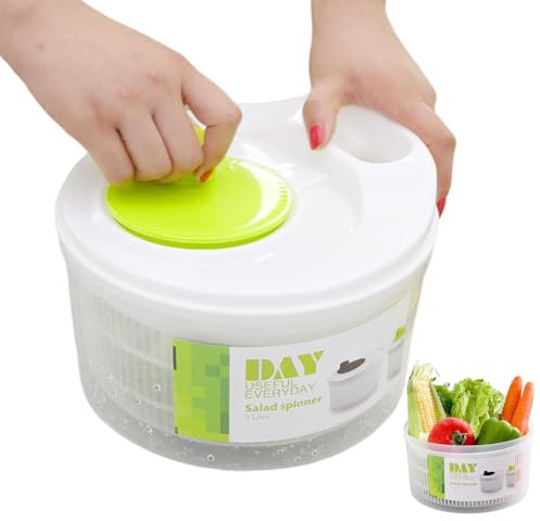Asciugatrice, manuale senza odor innocuo Insalata innocua con essiccatore vegetale di drenaggio, essiccatore di lattuga spinner di Spinner alla l frutta staccabile per hotel Kitchens Canteens