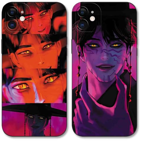 TBNMBGY 2 Stück Handyhülle für iPhone 11 6,1 Hülle, Silikon Weiche TPU Schutzhülle mit Kpop Hunters Idol Zoey Rumi Mira Cartoon Character Muster Fallschutz Kameraschutz Mädchen Case,kpop