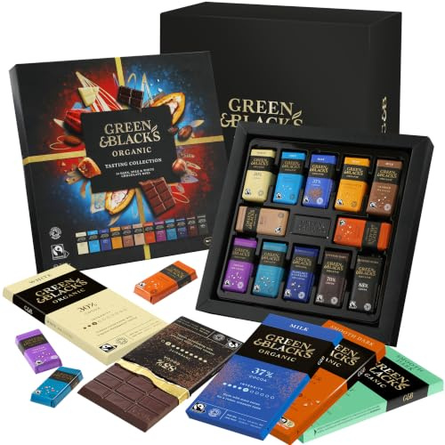 Green & Black's Chocolate Lovers Collection Gift Box Hamper - Large including G&B Tasting Collection