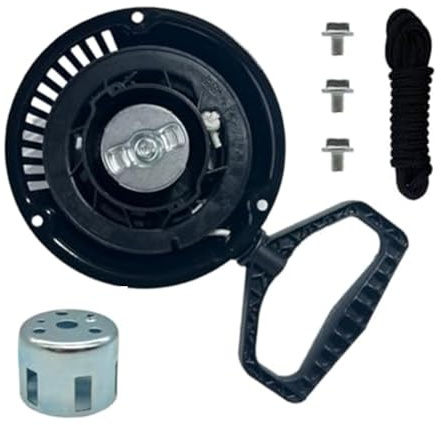 RichVibe Schwarze Schneefräse Pull Starter Ersatzteil für mehrere Remington RM-Serie und Cadet 524SWE 726TDE Modelle inkl. Seilwanne Cup Schrauben
